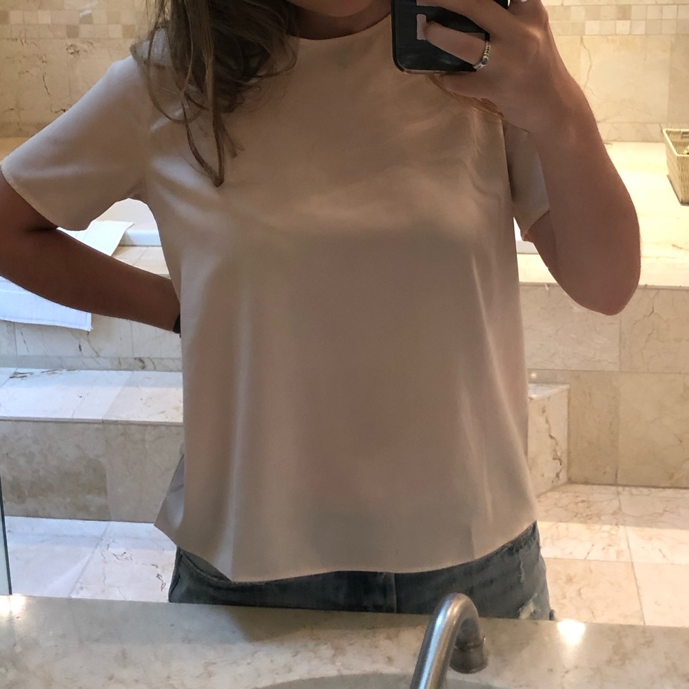 Pink Silk Top